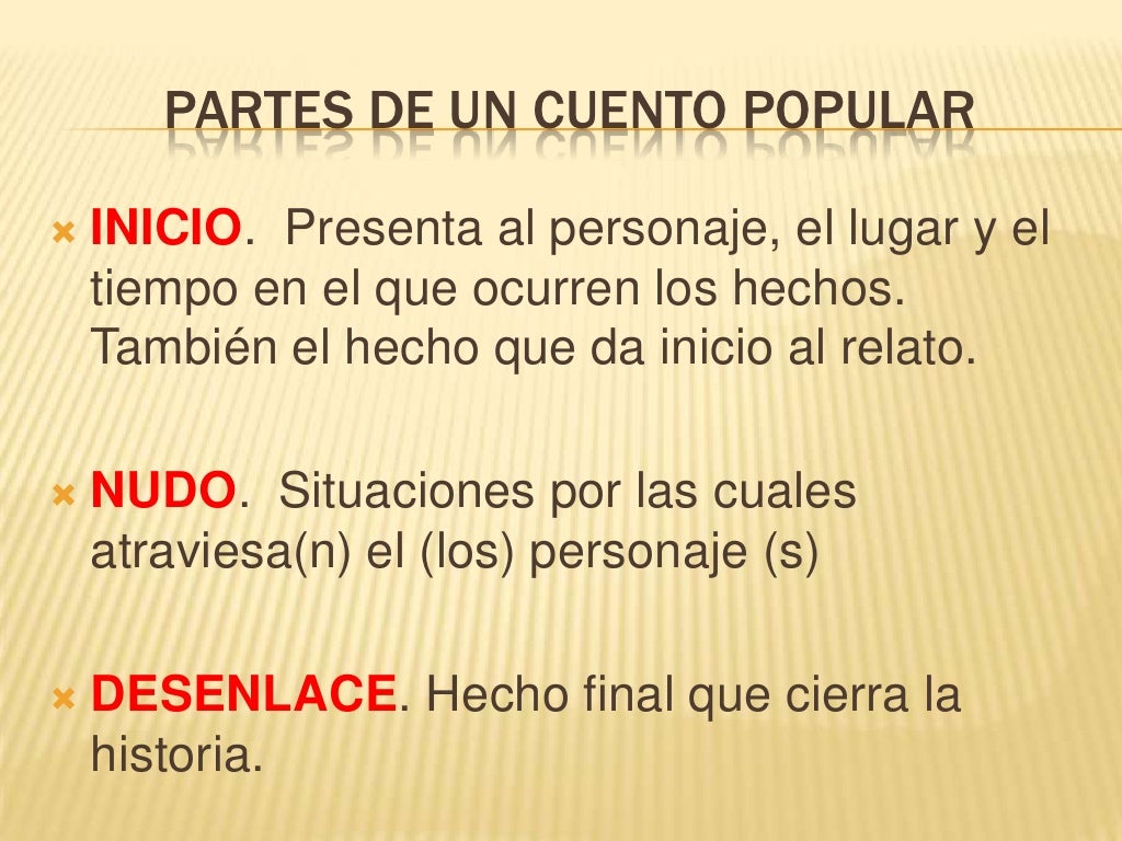 El cuento popular