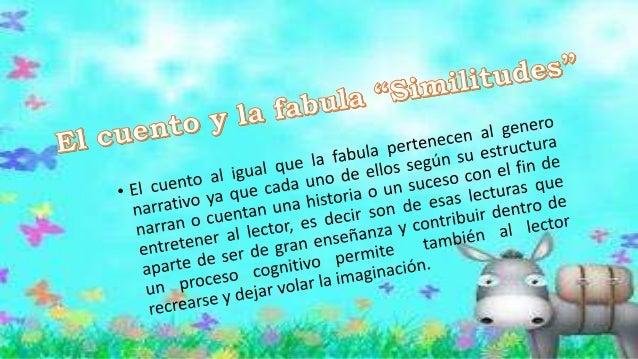 El cuento y la fabula