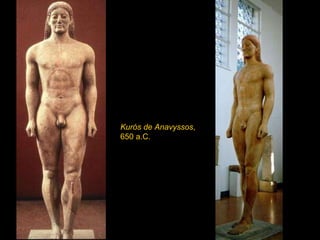Kurós de Anavyssos , 650 a.C. 