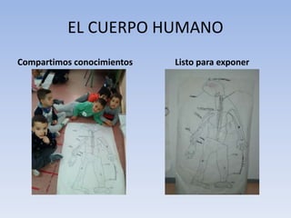 EL CUERPO HUMANO
Compartimos conocimientos Listo para exponer
 