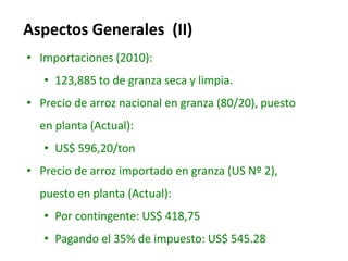 El cultivo del arroz en Costa Rica