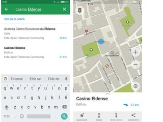 Resultados mapping party de Elda 18 febrero