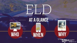 ELDs - What You Should Know