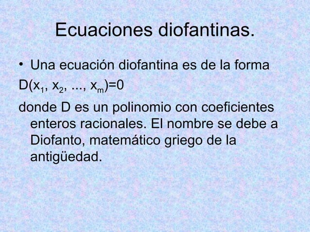 El DéCimo Problema De Hilbert