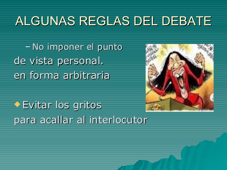 El debate