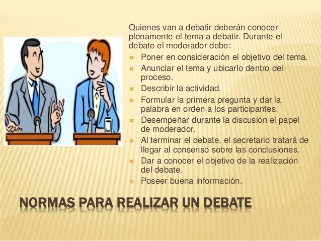 El debate