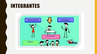 INTEGRANTES
PROPONENTE OPONENTE
 
