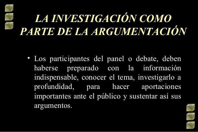 El debate y sus características