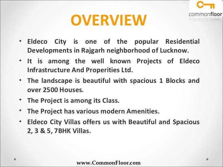 Eldeco City Lucknow
