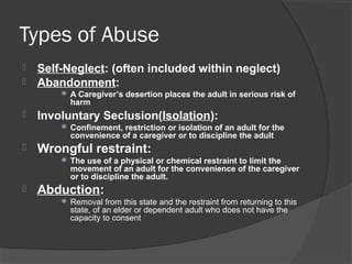 Abuction Risk Elder Abuse: What You Need to Know | PPT