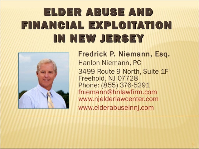 Elder Abuse In New Jersey