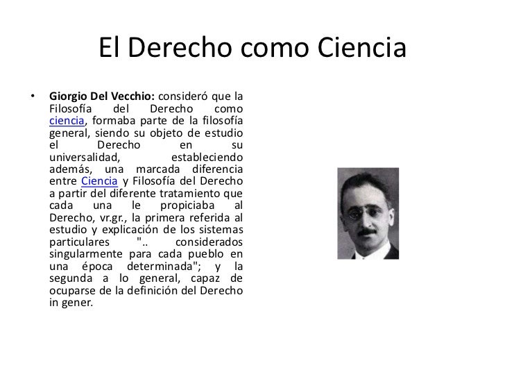 El derecho como ciencia