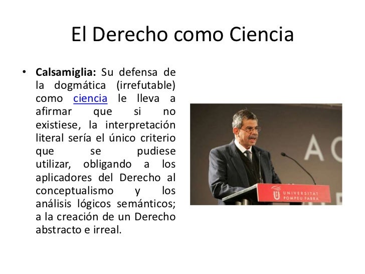 El derecho como ciencia