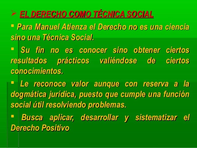 El derecho como ciencia.