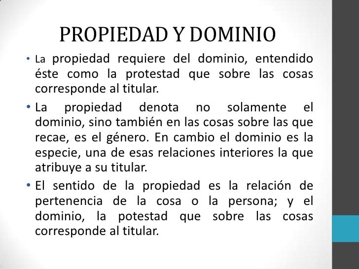 Como Pedir Un Dominio De Propiedad