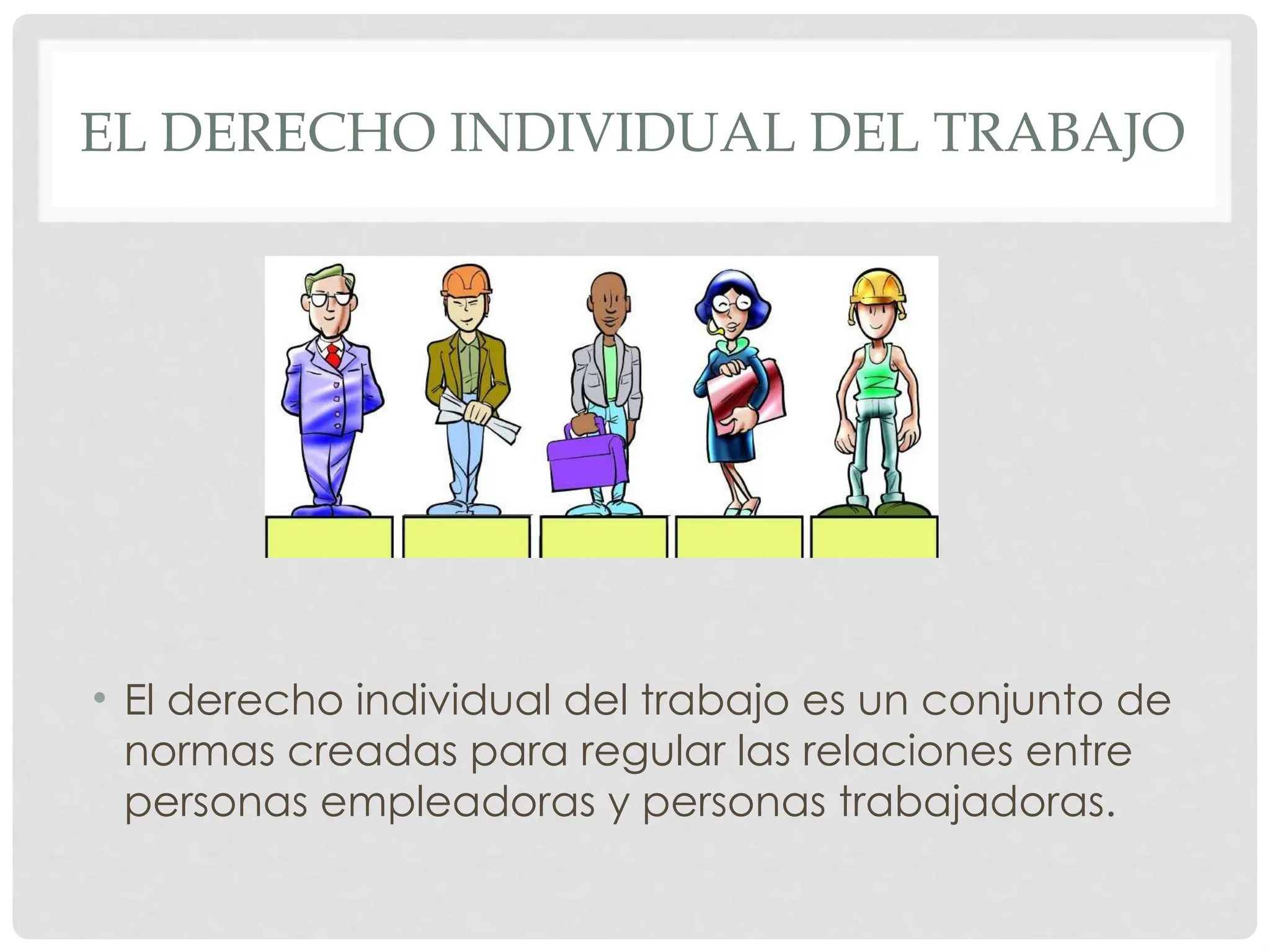 Derecho Individual Del Trabajo En Mexico