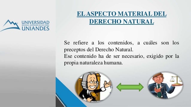 El derecho natural