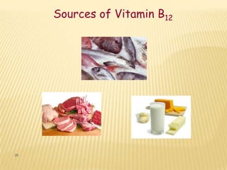 Sources of Vitamin B12




26
 