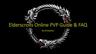Kill Counter : PvP : Elder Scrolls Online AddOns