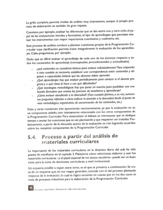 El desarrollo curricular cap 5