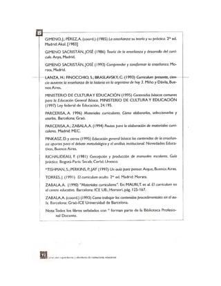 El desarrollo curricular cap 5