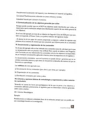 El desarrollo curricular cap 5