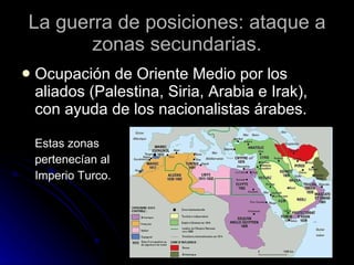 El desarrollo de la primera guerra mundial | PPT