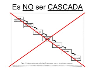 Es NO ser CASCADA
 