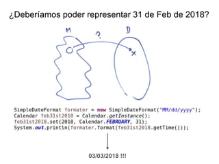 03/03/2018 !!!
¿Deberíamos poder representar 31 de Feb de 2018?
 