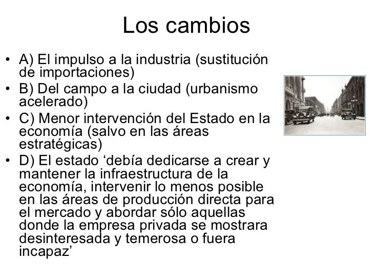 El desarrollo estabilizador