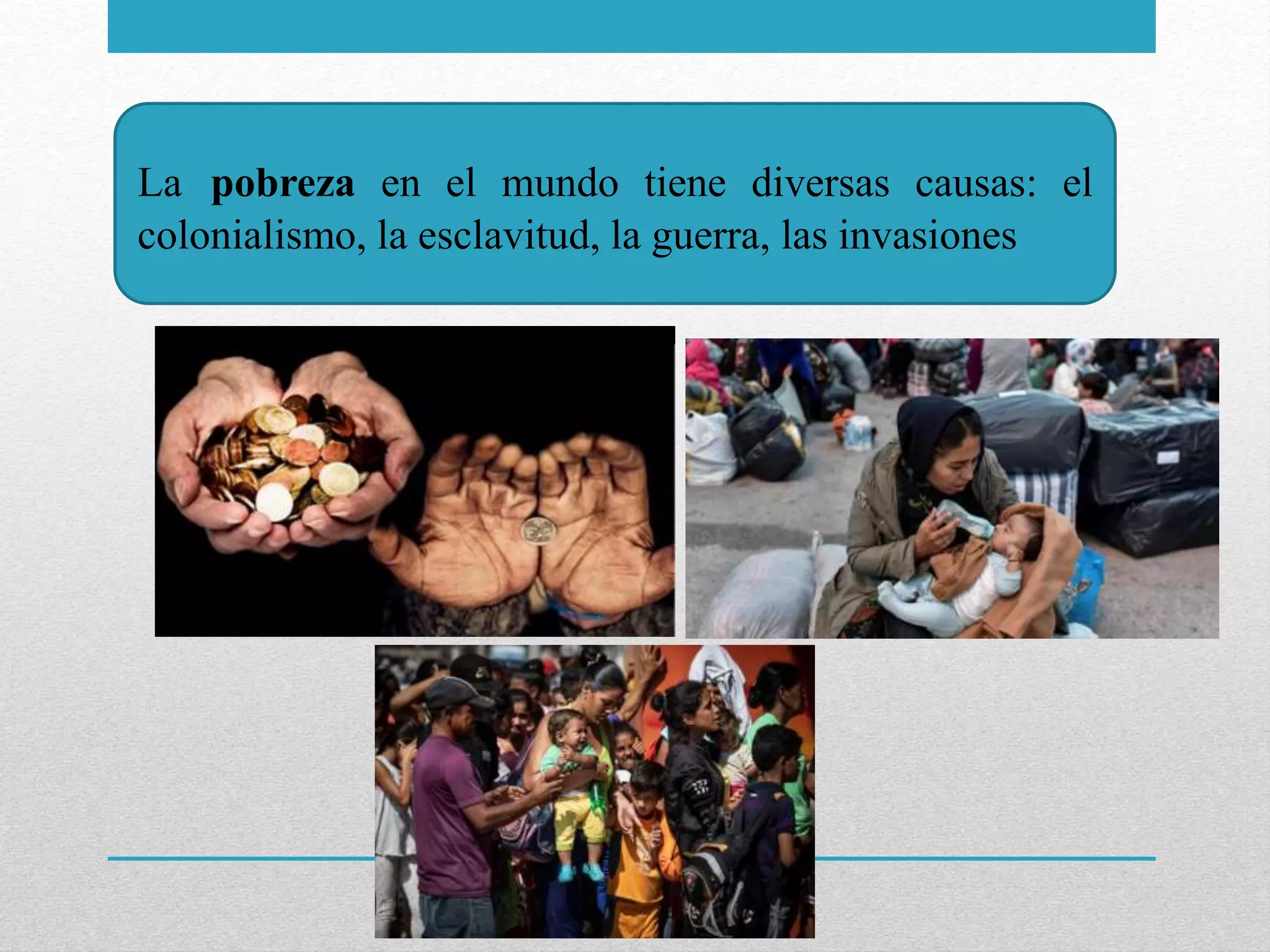 El desarrollo, la pobreza y la desigualdad | PPTX