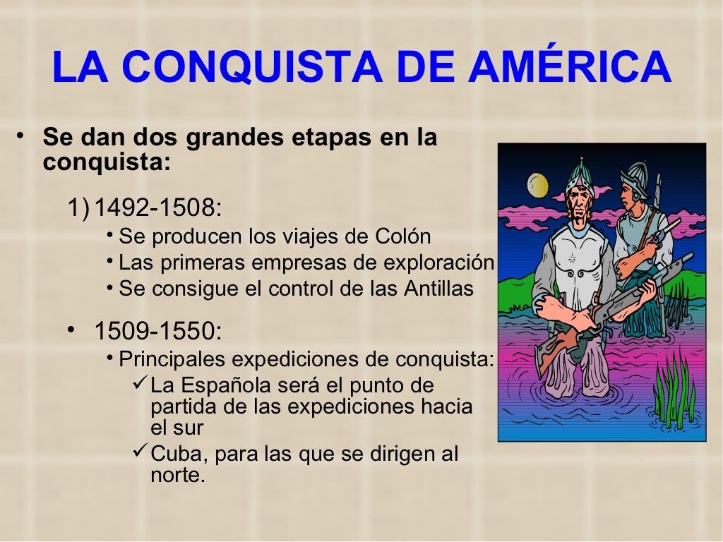 El descubrimiento y la conquista de América