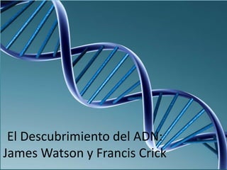 El descubrimiento del ADN