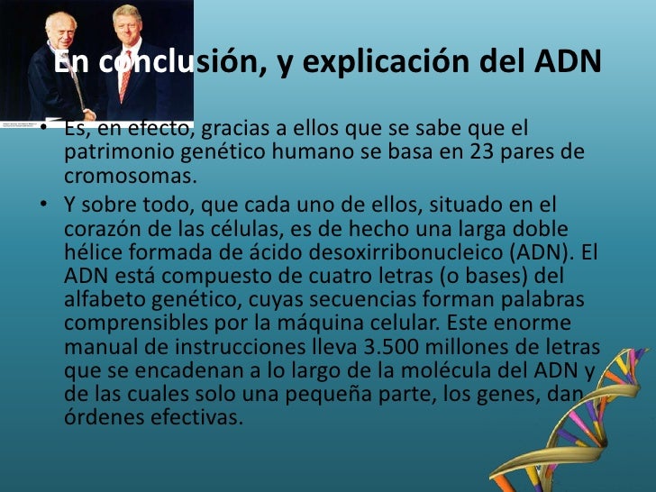 El descubrimiento del ADN