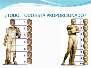 ¿TODO, TODO ESTÁ PROPORCIONADO? 