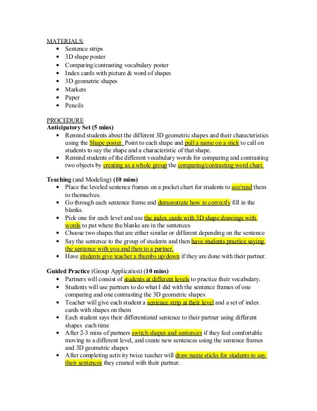 eld final draft lesson plan