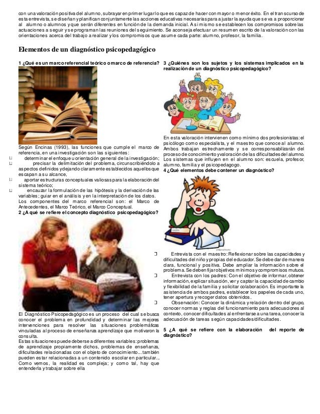 El diagnóstico psicopedagógico
