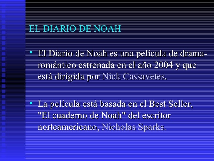 El diario de noah El diario de noah