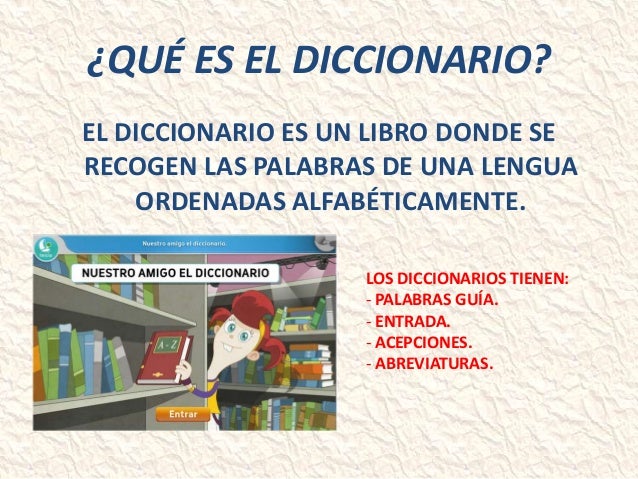 Significado De Palabras Diccionario
