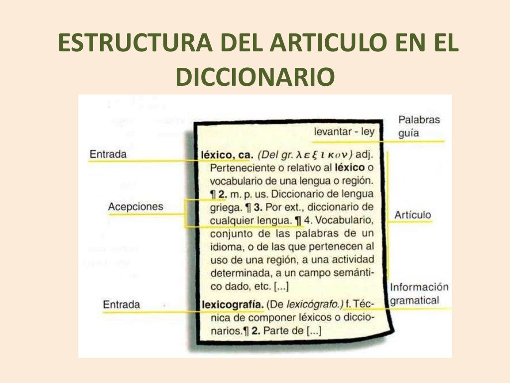 El Diccionario El Diccionario