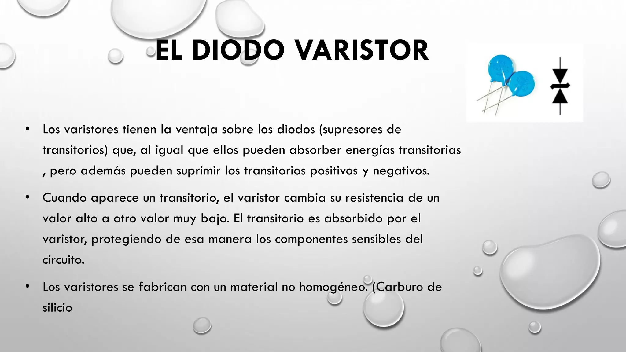 El diodo varistor PPT