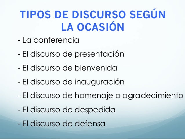 El discurso (2)