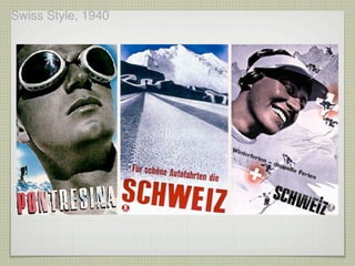 Swiss Style, 1940
 