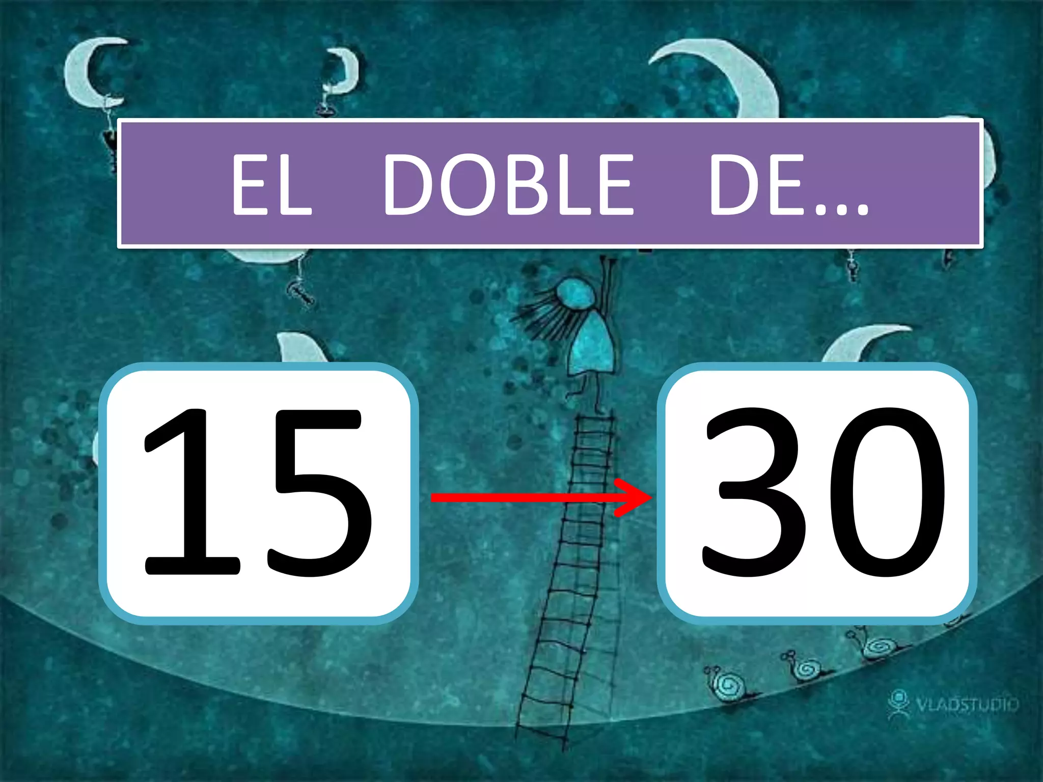 EL DOBLE DE…
15 30