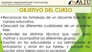 EL DOCENTE COMO LÍDER MASTER EN ORGANIZACIÓN | PDF