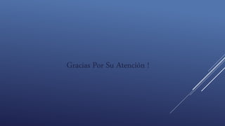Gracias Por Su Atención !
 