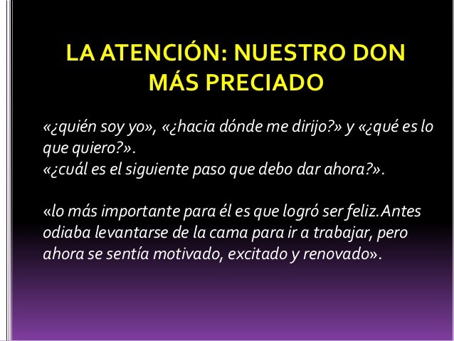 El dominio de uno mismo