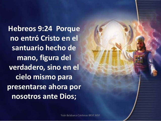 Resultado de imagen para hebreo 9 24