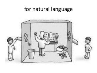 for natural language 
 