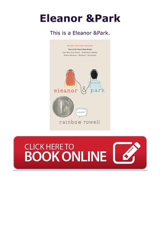 Eleanor &Park
This is a Eleanor &Park.
 